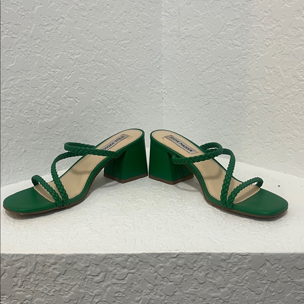 Steve Madden Emerald Braided Heels - Picture 4 of 5